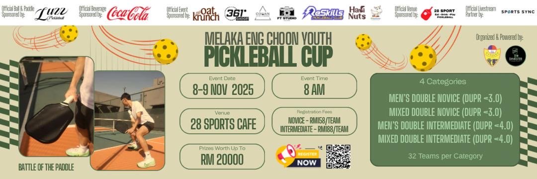 Melaka Eng Choon Youth Pickleball Cup