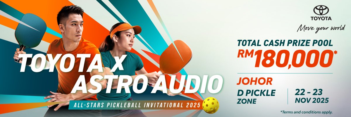 Toyota x Astro Audio All-Stars Pickleball Invitational 2025 Leg 1
