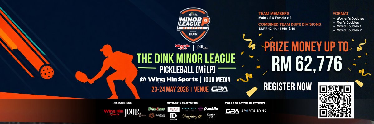 The Dink Minor League Pickleball @ Wing Hin Sports | Jour Media ~ Subang (MiLP)