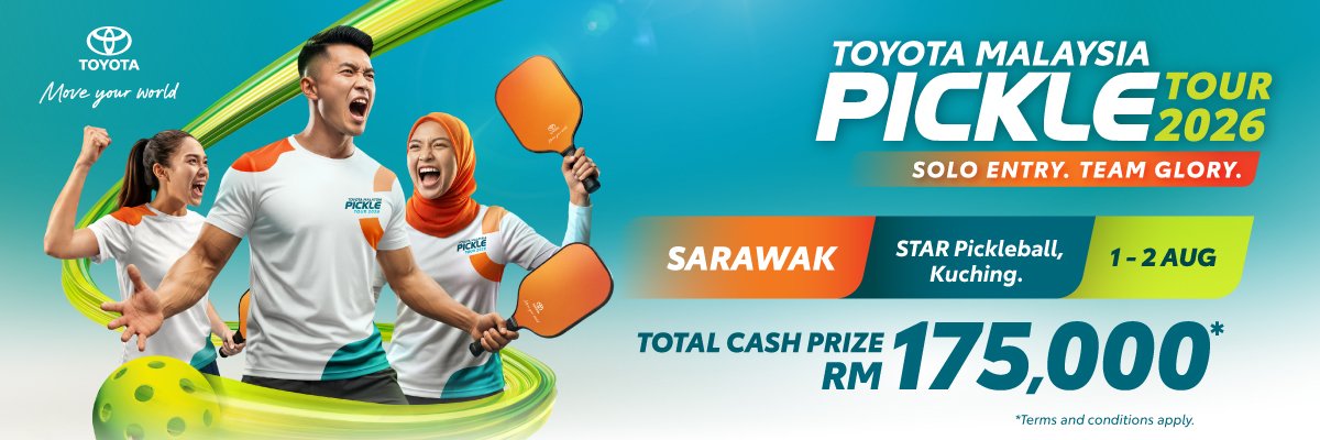 TOYOTA Malaysia Pickle Tour 2026 - Kuching, Sarawak