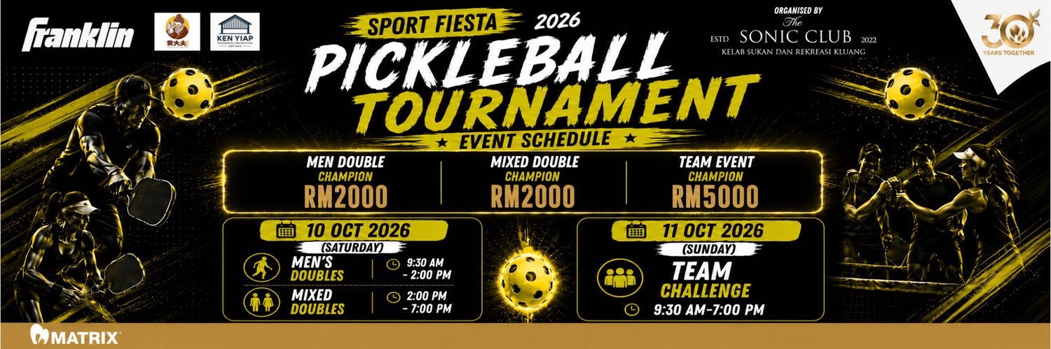 XPARK PICKLEBALL COMPETITION @ SPORT FIESTA 