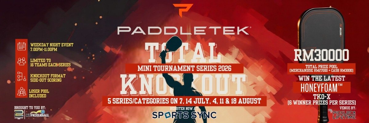 Paddletek Total Knockout Mini Tournament series 