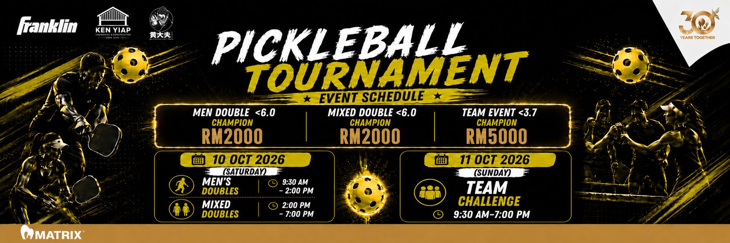 XPARK PICKLEBALL COMPETITION @ SPORT FIESTA 