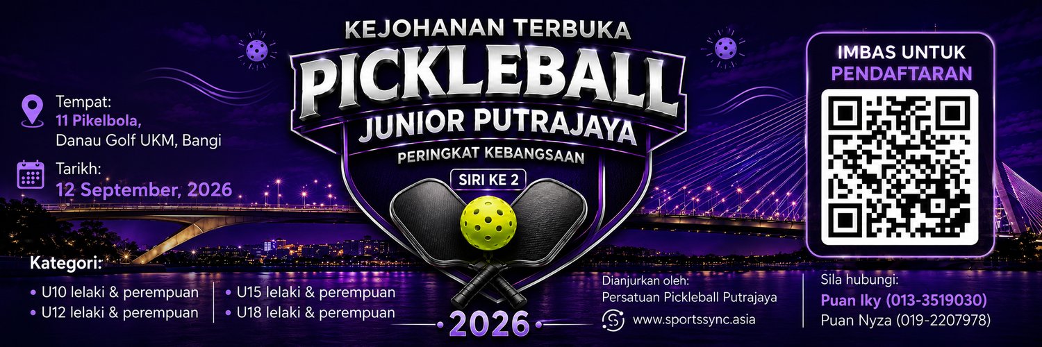 KEJOHANAN TERBUKA PICKLEBALL JUNIOR PUTRAJAYA SIRI KE-2 - TAHUN 2026