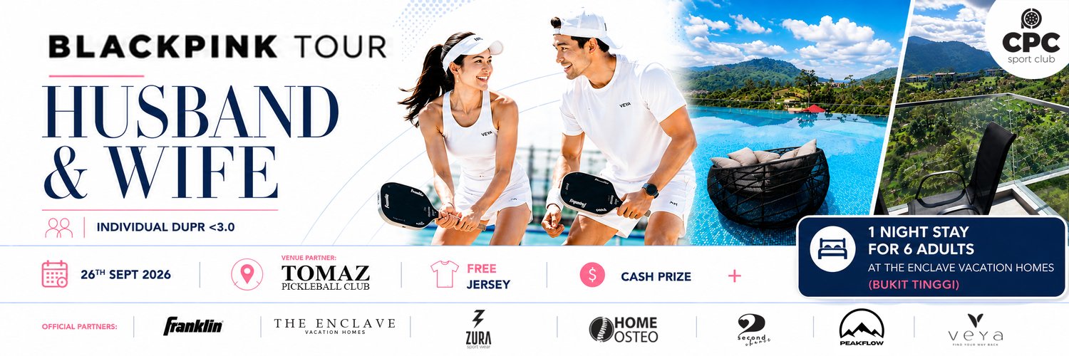 ​Black Pink Tour by CPC X ZURA SPORT @ Tomaz ❣️ Husband & Wife ❣️ <3.000 (HW922)