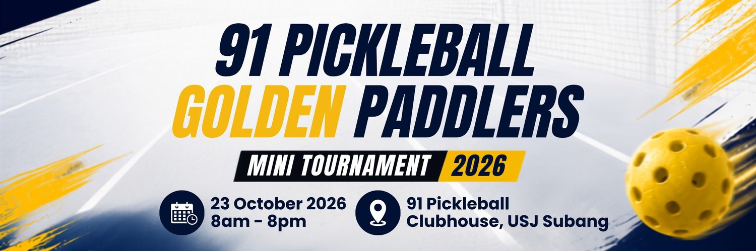 91 Pickleball Golden Paddlers Mini Tournament 