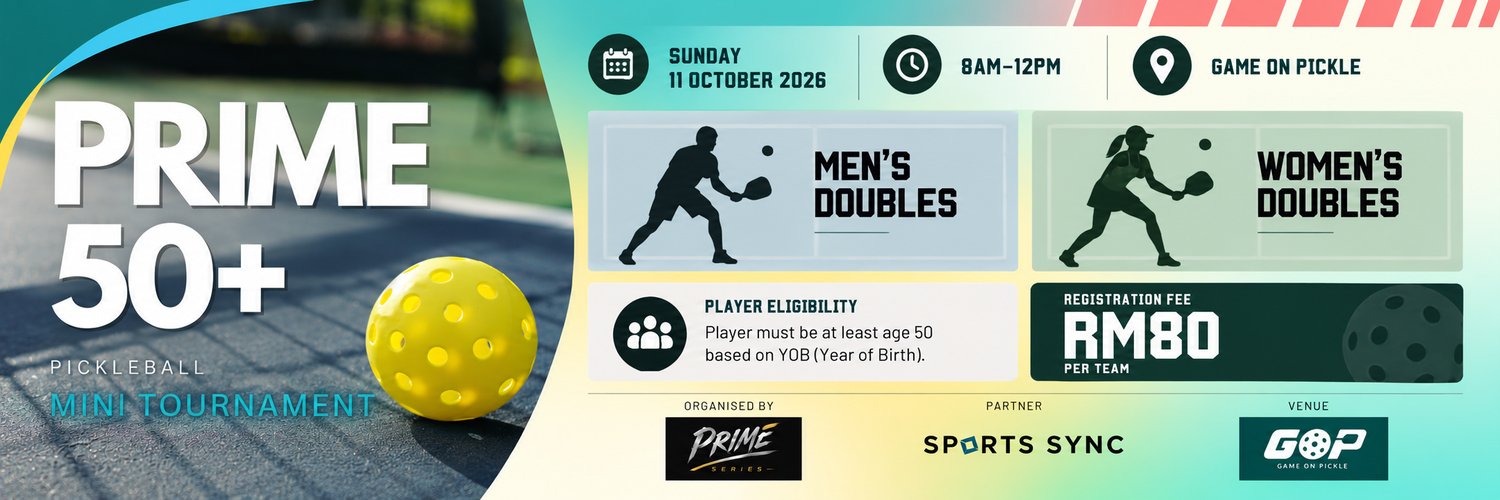 PRIME 50+ Mini Tournament 