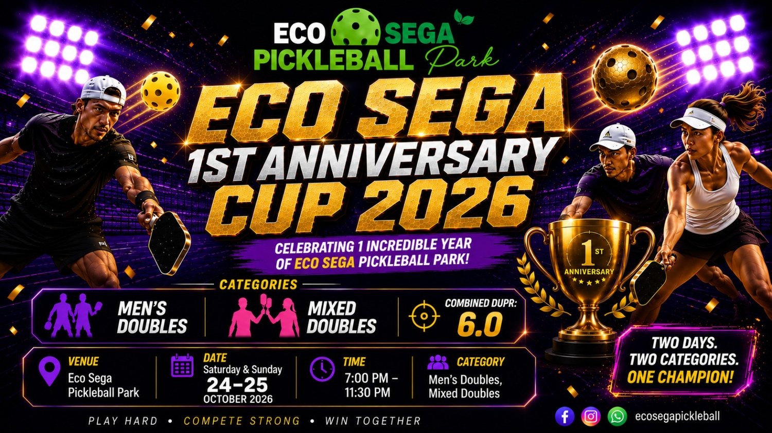 ECOSEGA 1ST ANNIVERSARY CUP 2026