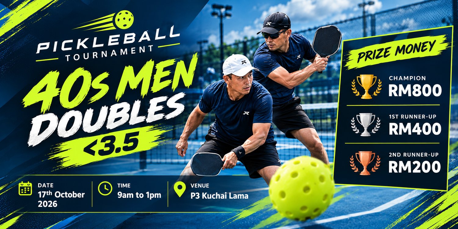 P3 40+ Men Doubles DUPR <3.5