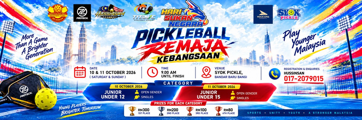HARI SUKAN NEGARA PICKLEBALL REMAJA KEBANGSAAN