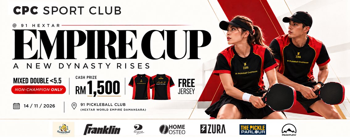CPC x ZURA Presents - [EMPIRE CUP -  A NEW DYNASTY RISES] Mixed Doubles Combine <5.5