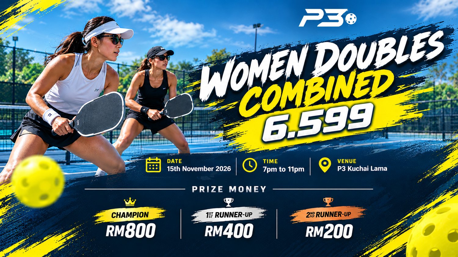 P3 Women Doubles Combined 6.599