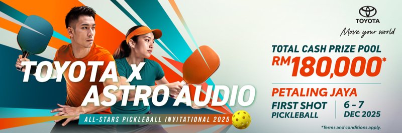 Toyota x Astro Audio All-Stars Pickleball Invitational 2025