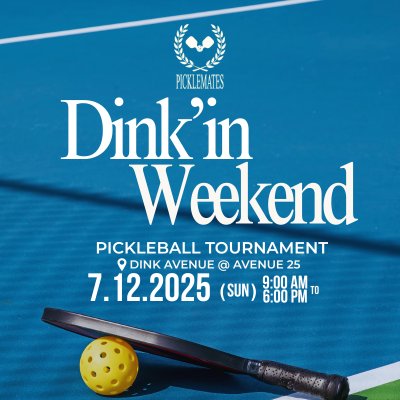 Picklemates Dink’In Weekend logo
