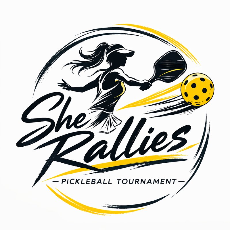 She Rallies!!! Open logo