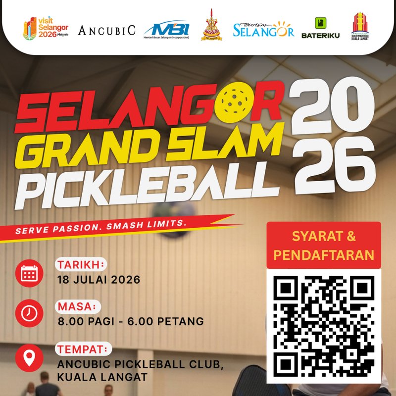 SELANGOR GRAND SLAM PICKLEBALL TOURNAMENT 2026