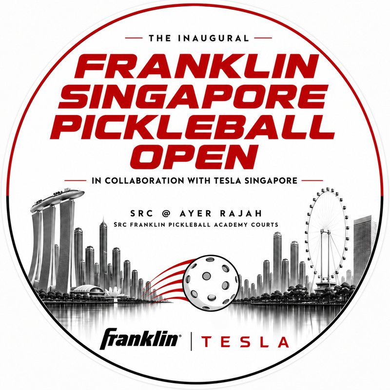 Franklin Singapore Pickleball Open | Doubles Event | In Collaboration with Tesla Singapore
