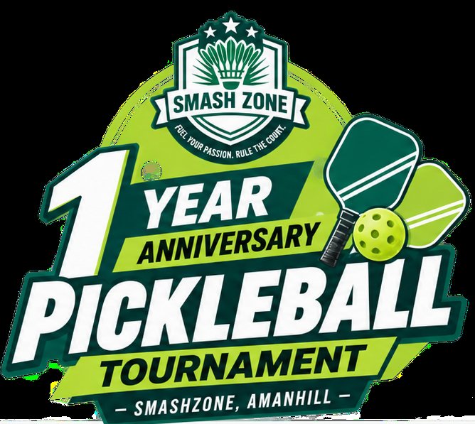 Pickleball Tournament - First Year Anniversary Smashzone, Amanhill