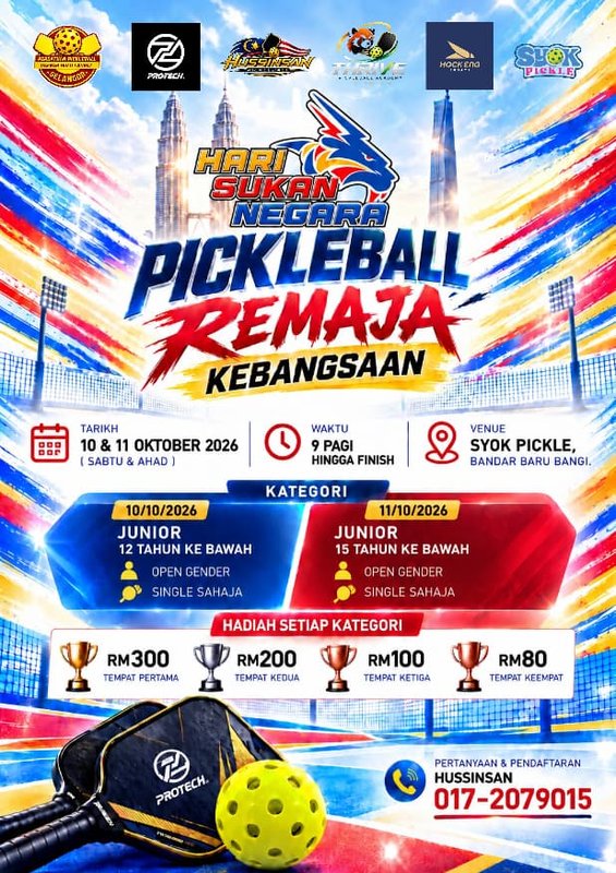 HARI SUKAN NEGARA PICKLEBALL REMAJA KEBANGSAAN